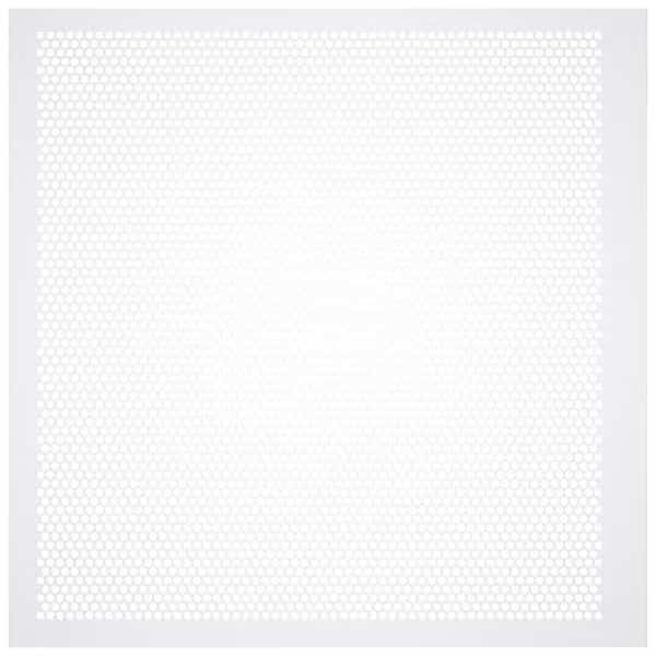 Square Perforated Diffusers, White