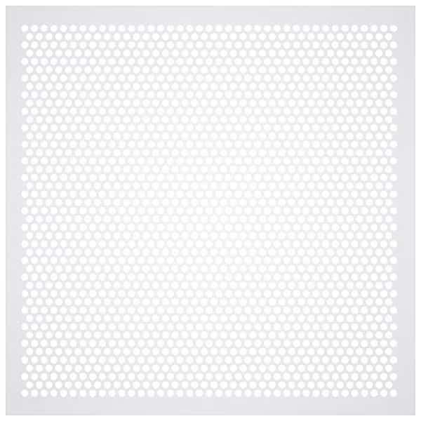 Square Perforated Diffusers, White