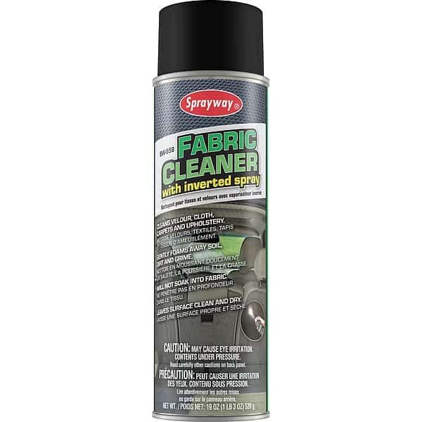 20 Oz. Fabric Cleaner with inverted spray Can, Aerosol, SPRAYWAY, Mfr# SW558