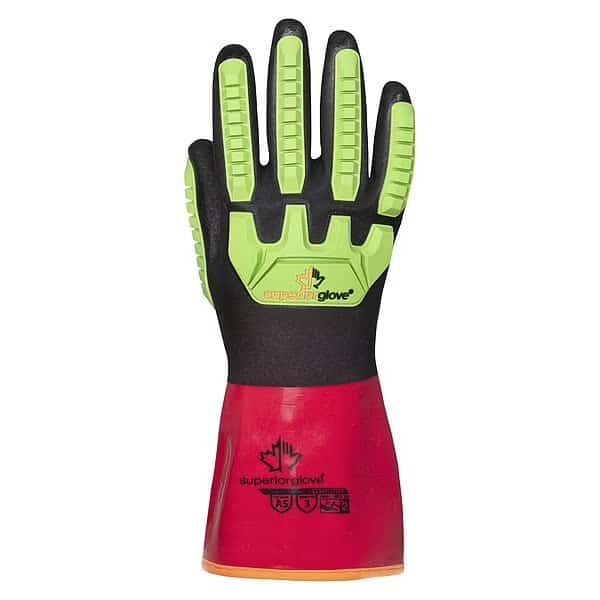 Gloves, A4 Cut, Impact-Resistant, PVC, 8, PR