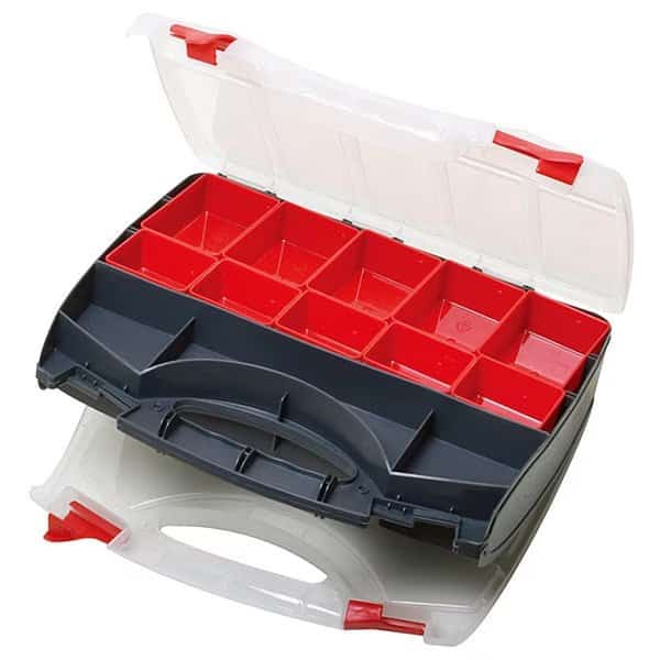 Compartment Box with 15 compartments, Plastic, 3 in H x 11 in W, ECLIPSE, Mfr# SB-3428SB