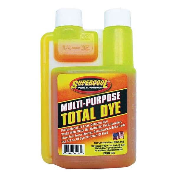 UV Fluid Leak Detection Dye, 8 Oz