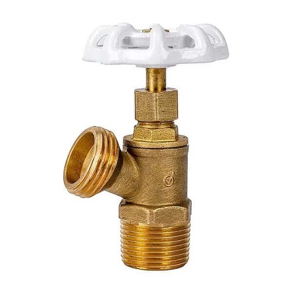 LF Brass Boiler Drain, Male, NPT, 1/2"