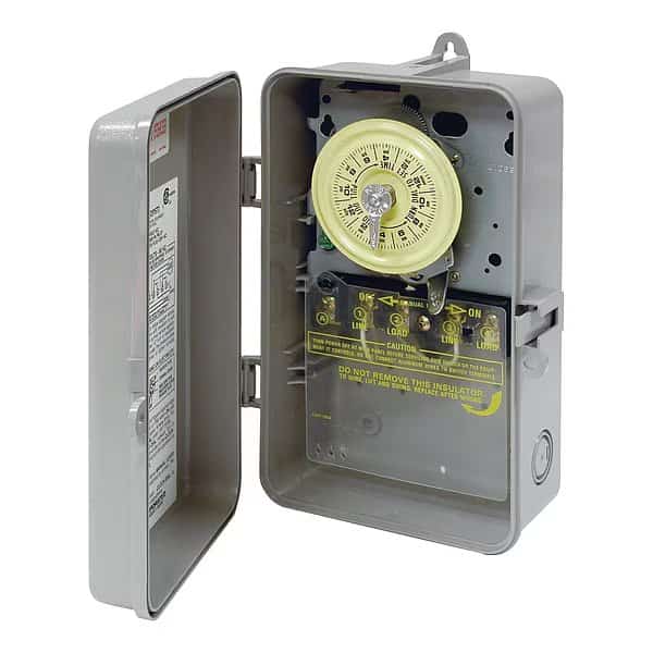 Electromechanical Timer, 24 Hour, Dpst