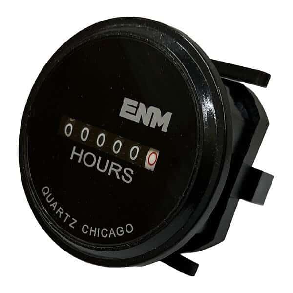 Hour Meter, 1.68" L, 1.68" W