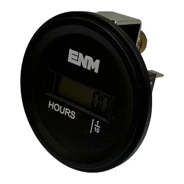 Preset Hour Meter, 2.125" L, 1.4" W
