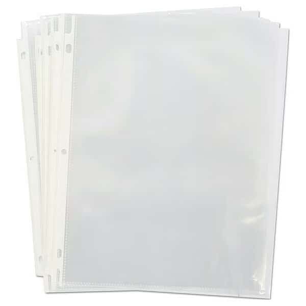 Sheet Protector, Heavy Gauge, Clear, PK50