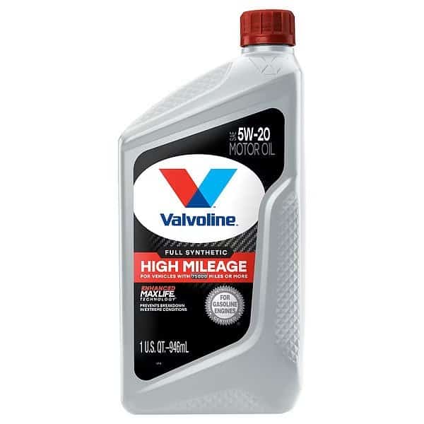 Engine Oil,5W-20,Full Synthetic,1qt, Mfr#: 849644, VALVOLINE