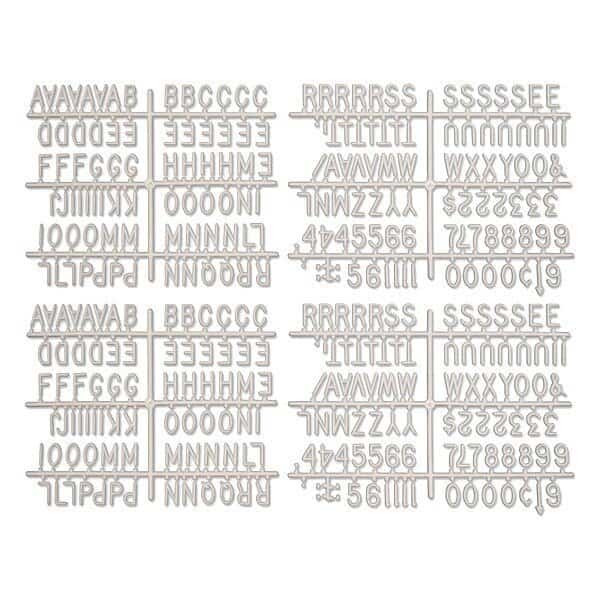 Letter Box Set, 1 In., EnjoyTool select, Mfr# UV52305