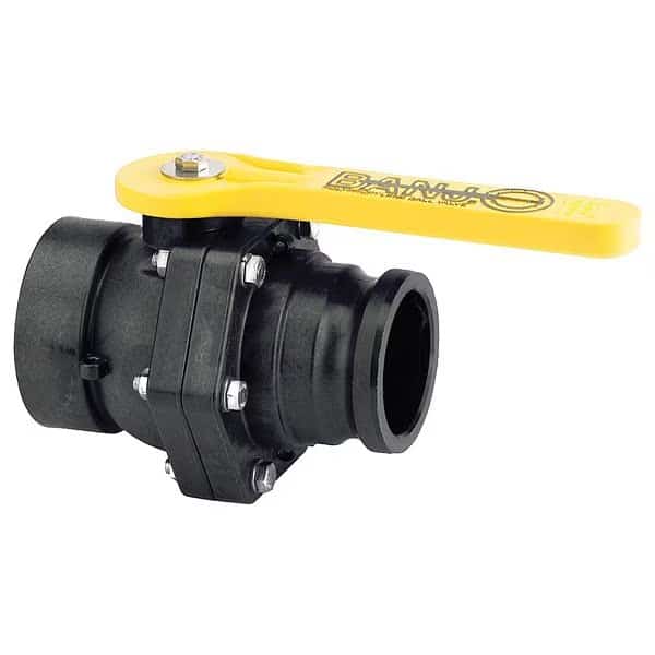 Manual 2-Way Ball Valve, NPT, Polypro