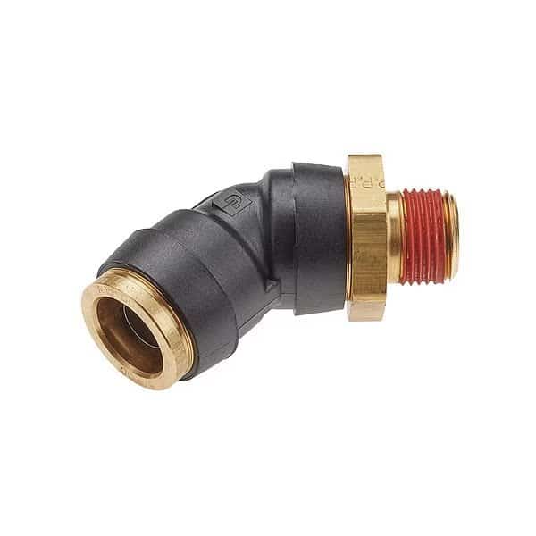 Swivel Elbow, Pipe 1/4", Tube 1/4