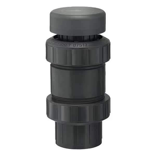 Vacuum Breaker, 1-1/2 In, FNPT, PVC, 100 psi, PLAST-O-MATIC, Mfr# VBS150VT-PV