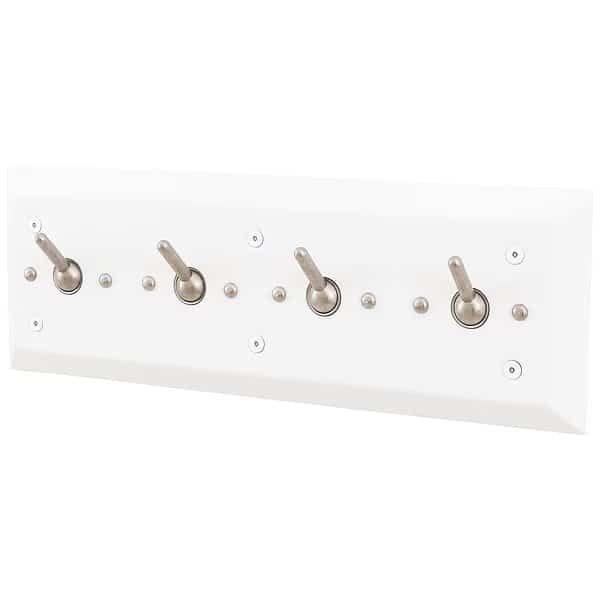 Security Hook, 4 Hook, 7/8In D, EnviroGlaze