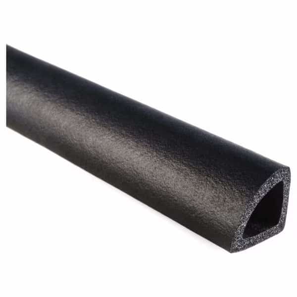 Seal, EPDM Rubber, Black, 25 ft L
