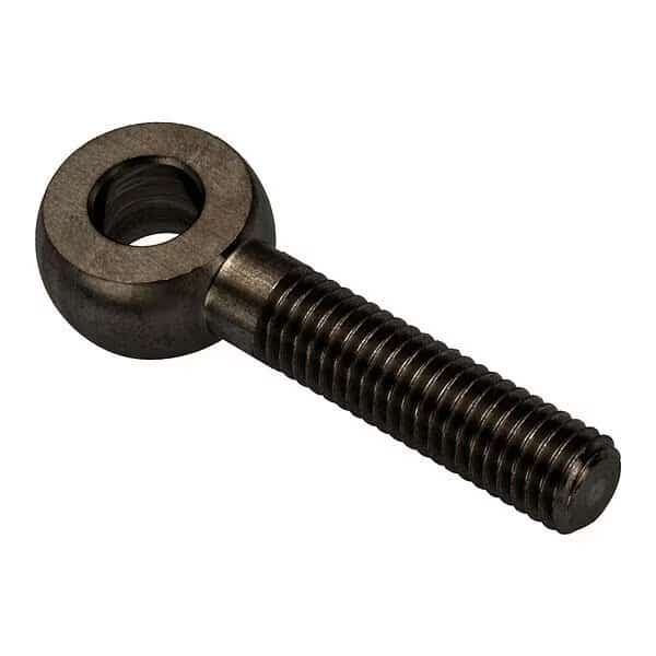 Fixed Rod End, Steel, Black Oxide, M10-1.50 Thrd Sz, 32 mm Thrd Lg