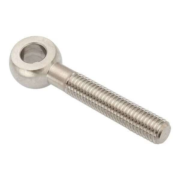 Fixed Rod End, Stainless Steel, Plain, M10-1.50 Thrd Sz, 57 mm Thrd Lg