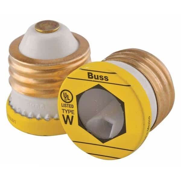 Plug Fuse, Fast-Acting, 8A, 125V AC, Indicating, 10kA at 125V AC, 4 PK
