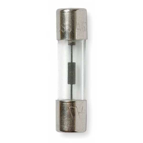 Glass Fuse, Fast-Acting, 10A, 250V AC, 1kA at 125V AC, 5 PK