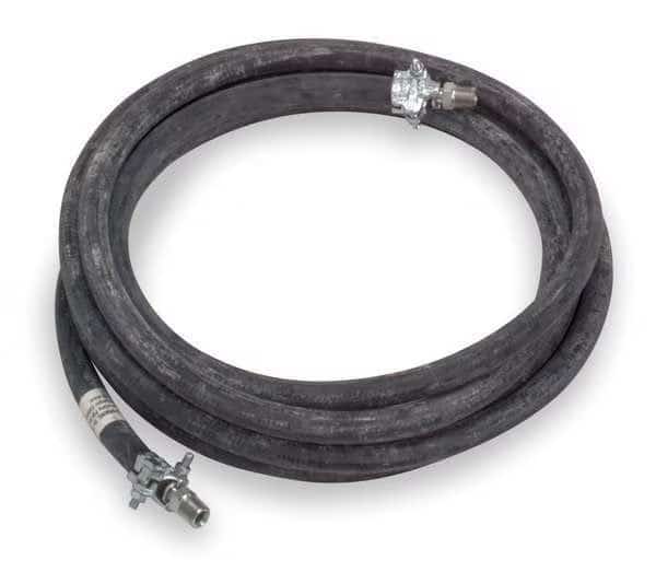 1" ID x 25 ft Rubber Steam Hose BK
