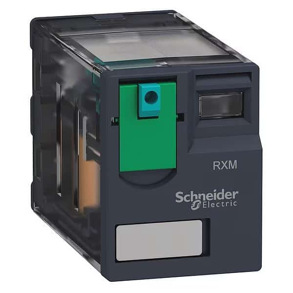 General Purpose Relay, 24V DC Coil Volts, Square, 11 Pin, 3PDT, SCHNEIDER ELECTRIC, Mfr# RXM3AB1BD