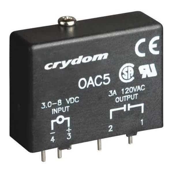 Input/Output Relay, 3.5A, Plug-In, Black