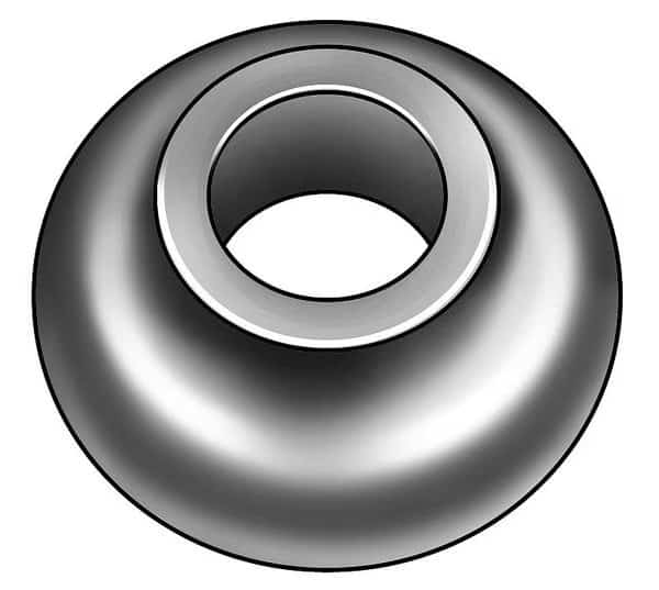 Countersunk Washer, Fits Bolt Size 7/8" , Cast Iron Galvanized Finish, 25 PK
