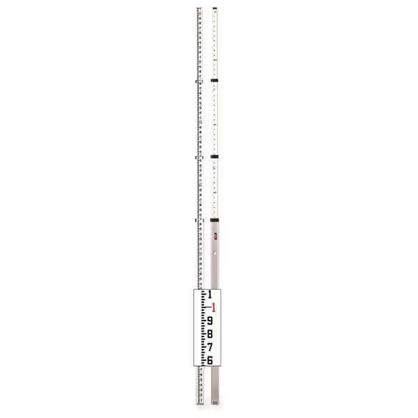 Leveling Rod, Aluminum, 13 Ft