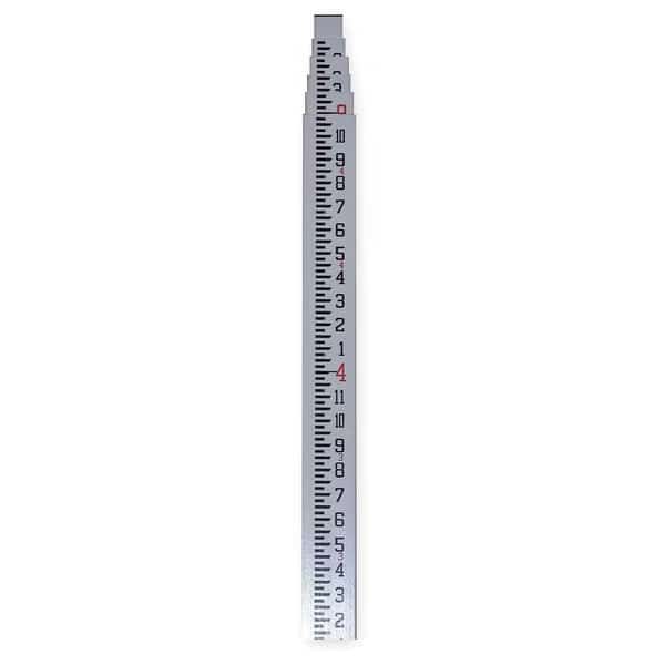 Telescoping Fiberglass Leveling Rod, 16ft