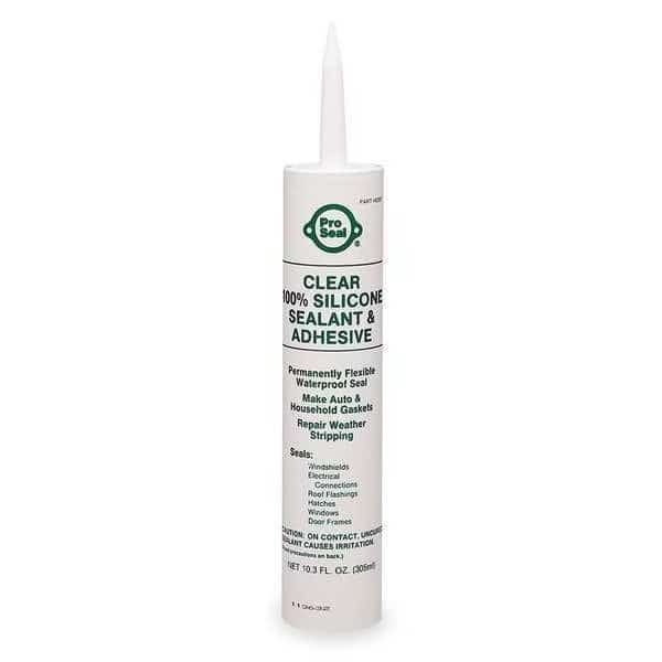Waterproof Gasket Sealant, 11.1 oz, Clear, Temp Range -75 to 500 Degrees F