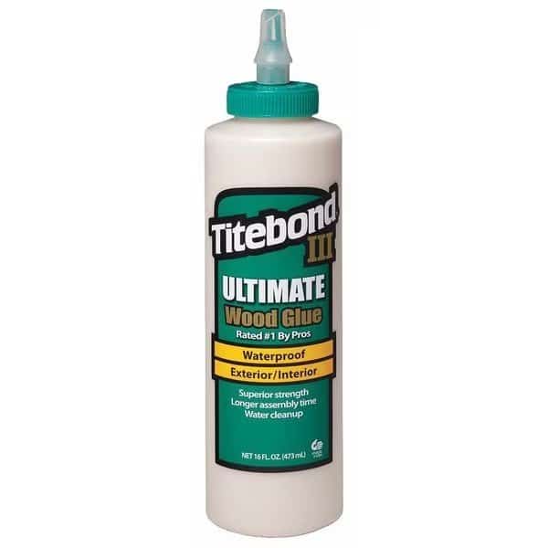 Wood Glue,16 fl oz,Bottle Container, Mfr#: 1414, TITEBOND