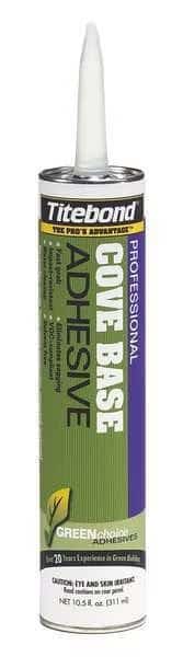 Construction Adhesive, Cove Base Plus Series, Beige, 10.5 oz, Cartridge