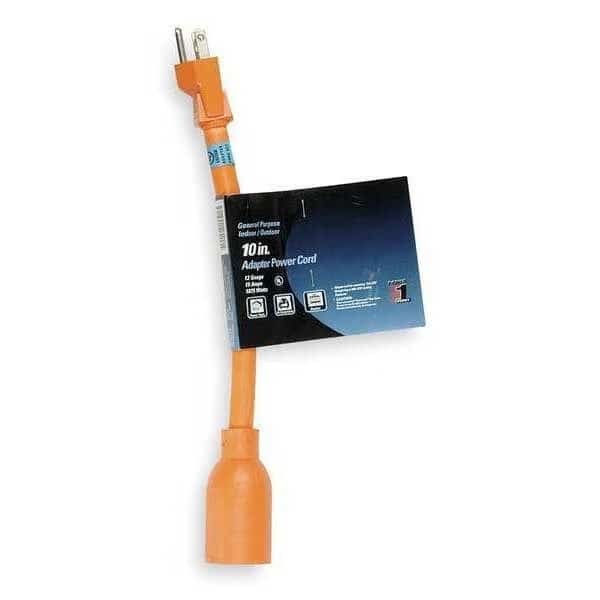 Locking Cord Adapter,15A,5-15,L5-20, Mfr#: 1FD76, POWER FIRST