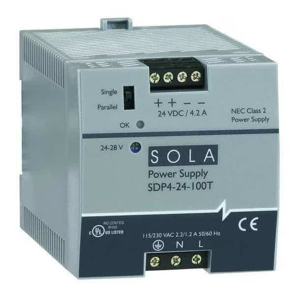 DC Power Supply, 176/264V AC; 85/132V AC, 92 W, 3.8 A, DIN Rail