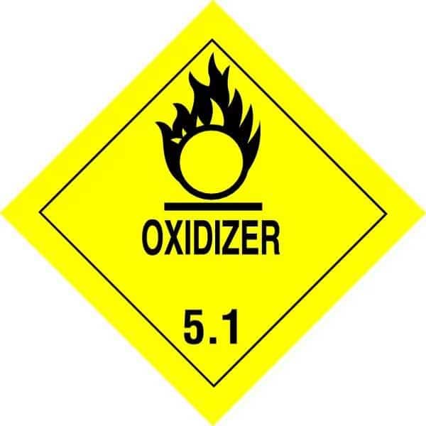 DOT Container Label,4" Label W,PK50, Mfr#: 16V021, TAPECASE