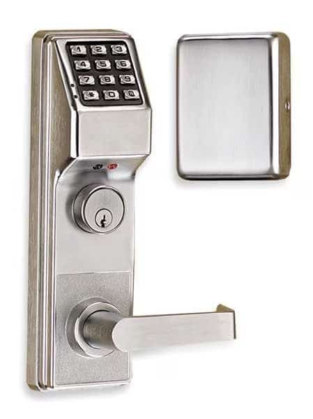Electronic Lock, Brushed Chrome, 12 Button, Trilogy, Mfr#: ETDLS1G/26DV99