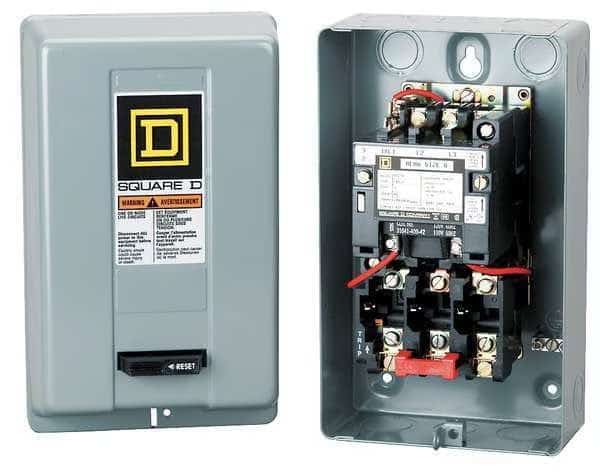 Magnetic Motor Starter,NEMA,208V,3P,9A, Mfr#: 8536SAG12V08, SQUARE D