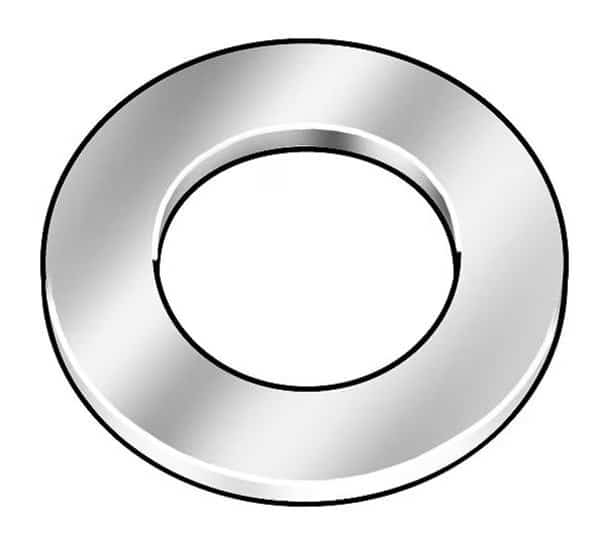Flat Washer, For Screw Size 3/4" , Steel Black Oxide Finish, 2 PK