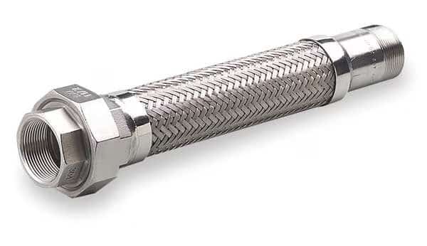 3/4" Dia x 18" L SS Flexible Metal Hose