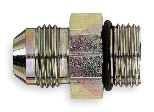 Male Connector,37 deg,Tube x O-Ring Boss, Mfr#: 6400-0505SS, AIRWAY