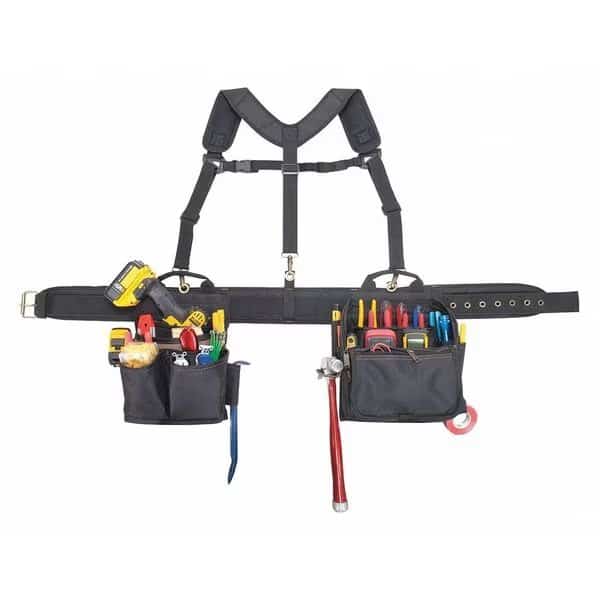 Tool Belt, Tool Rig, Black, Polyester, 28 Pockets