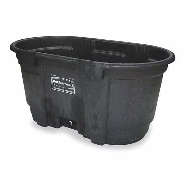 Stock Tank,41 1/2 in,16 3/8 in,1 1/2 in, Mfr#: FG424288BLA, RUBBERMAID