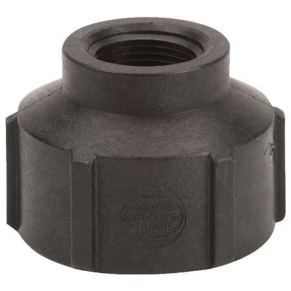 Reducing Coupling, Polypropylene, 2" x 1", Schedule 80, 300 psi Max Pressure