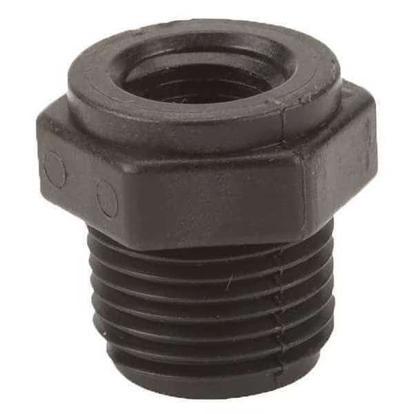 Reducing Bushing, Polypropylene, 1/2" x 1/4", Schedule 80, 300 psi Max Pressure