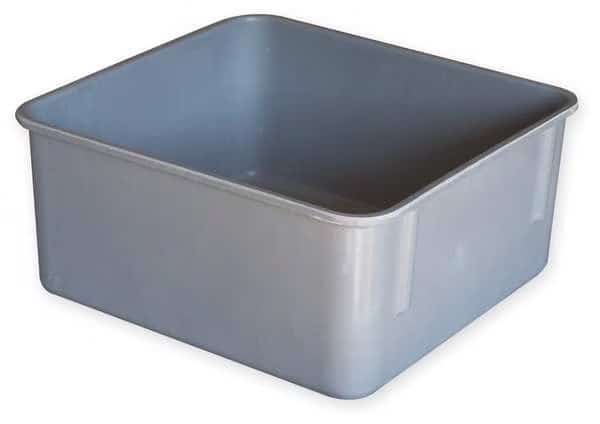 Nesting Container, Gray, Fiberglass Reinforced Composite, 9 3/4 in L, 9 1/4 in W, 2 1/8 in H, MOLDED FIBERGLASS, Mfr# 9241085136