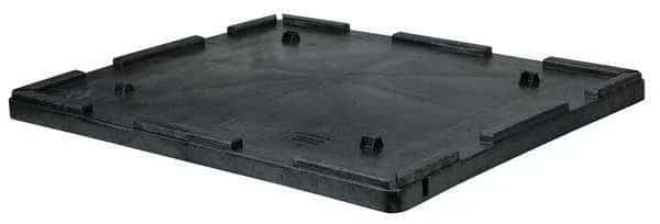 Black Plastic Bulk Container Lid