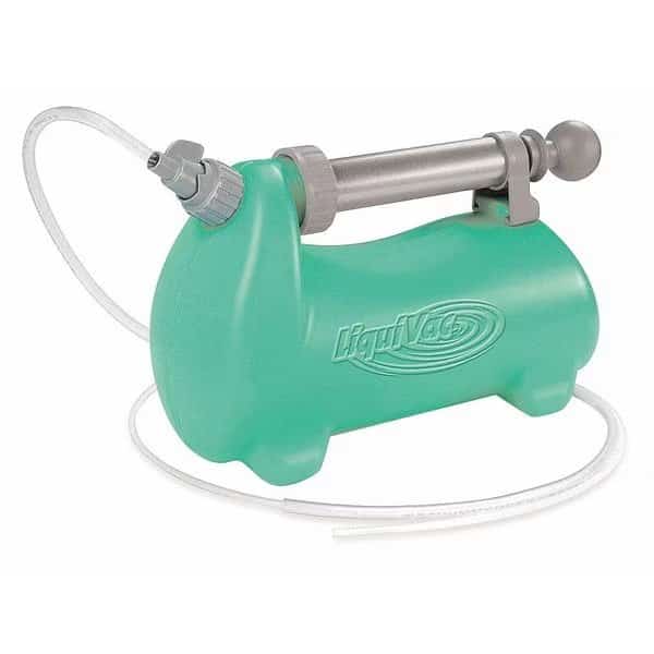 Portable Oil Changing Unit, Teal Green