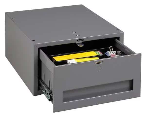 Stackable Drawer, 15W x 18D x 8-1/4H, Gray