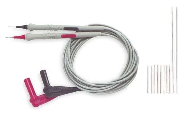 Precision Electronic Probe with Replaceable Tips, CAT II 1000V, Standard Sheathed Banana Plug
