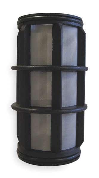 Filter Screen, Black, 5" Length, 2" Dia