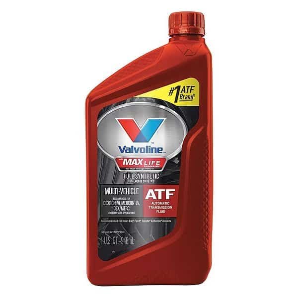 Automatic Transmission Fluid, Bottle, 1 qt, ATF, Synthetic, Red